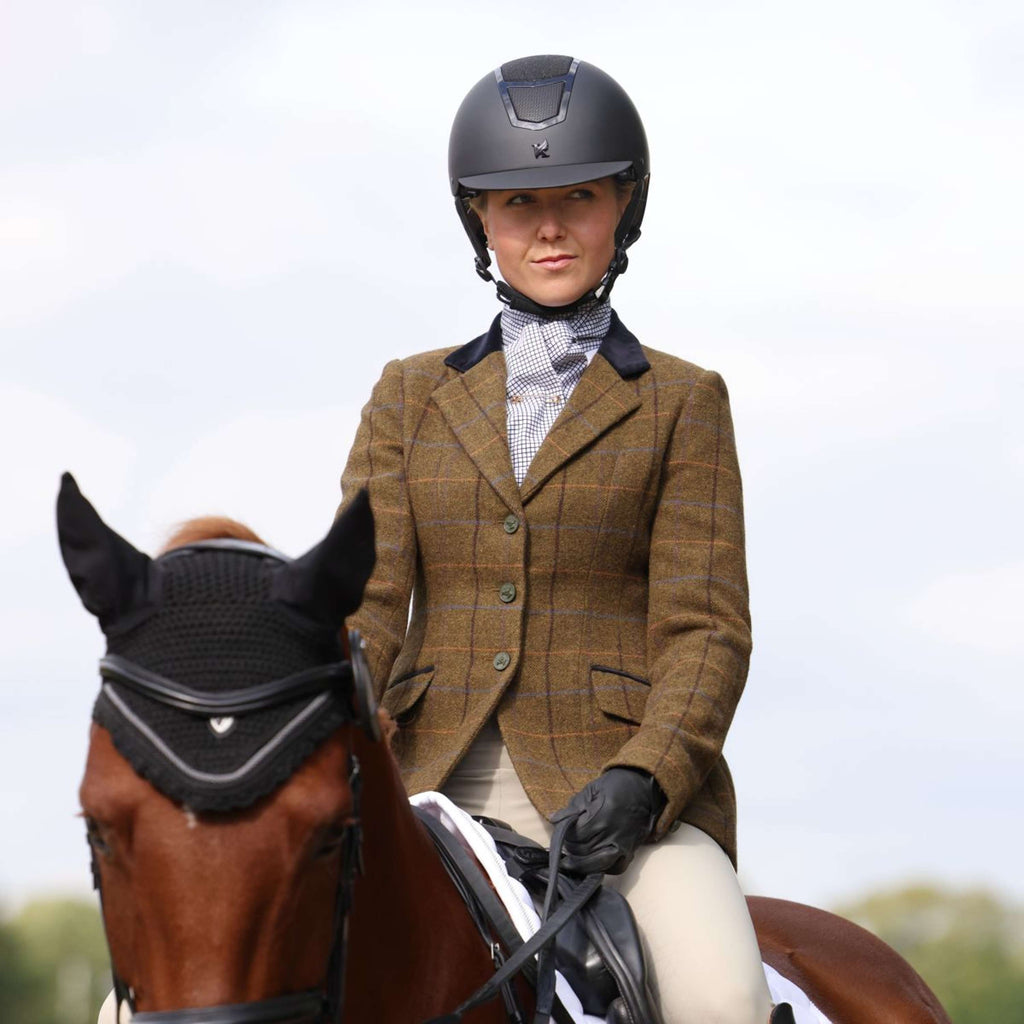 Aubrion by Shires Veste de Concours Saratoga Chêne Brun Check