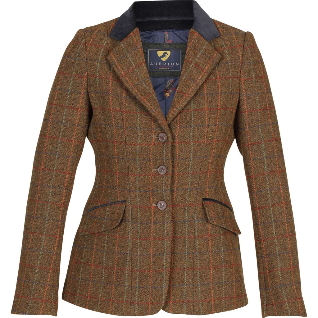 Aubrion by Shires Veste de Concours Saratoga Rouille Check