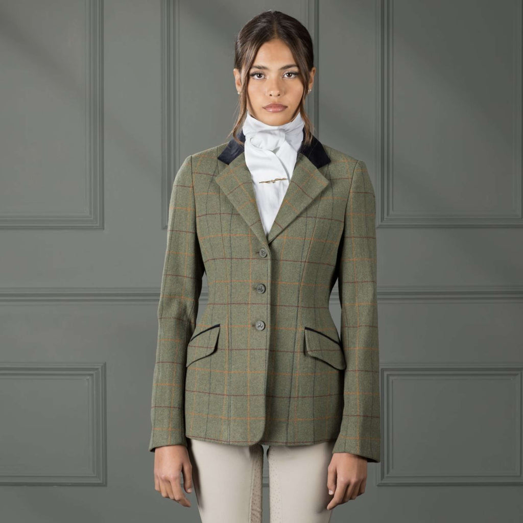 Aubrion by Shires Veste de Concours Saratoga Rouge/Jaune/Bleu Check