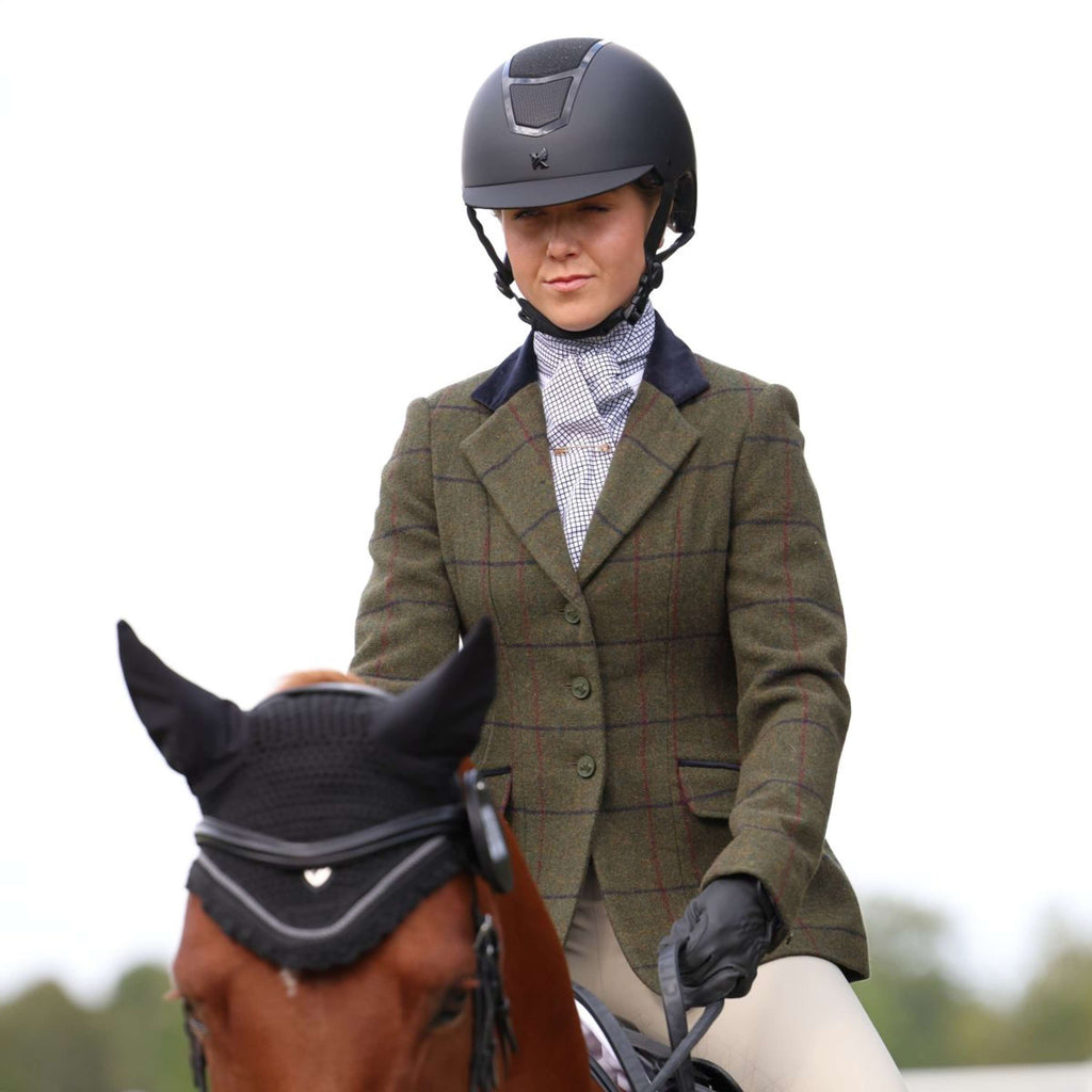 Aubrion by Shires Veste de Concours Saratoga Spruce Vert Check