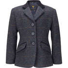 Aubrion by Shires Veste de Concours Saratoga Enfants Juniper Navy Check