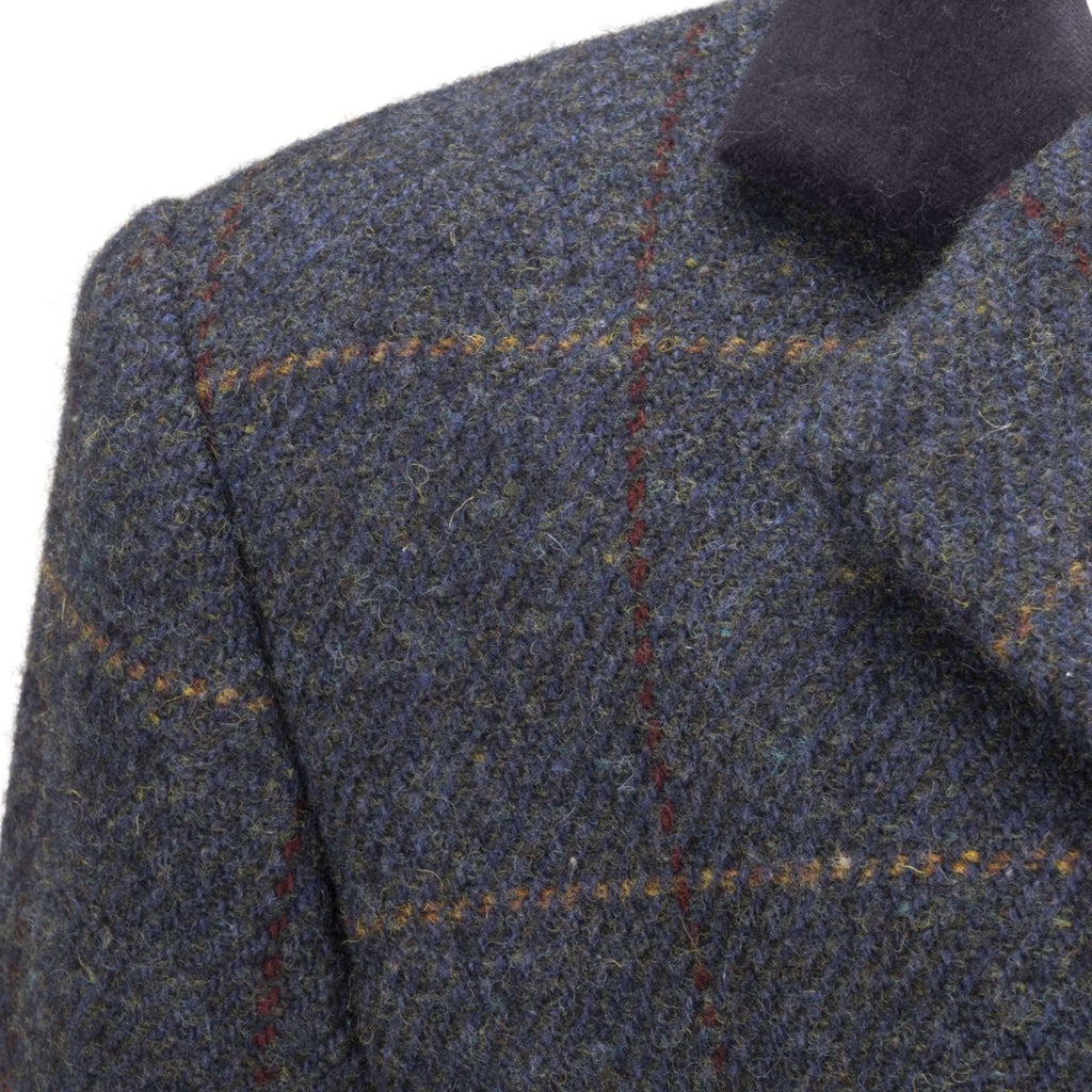 Aubrion by Shires Veste de Concours Saratoga Enfants Juniper Navy Check