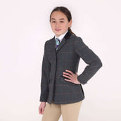 Aubrion by Shires Veste de Concours Saratoga Enfants Juniper Navy Check