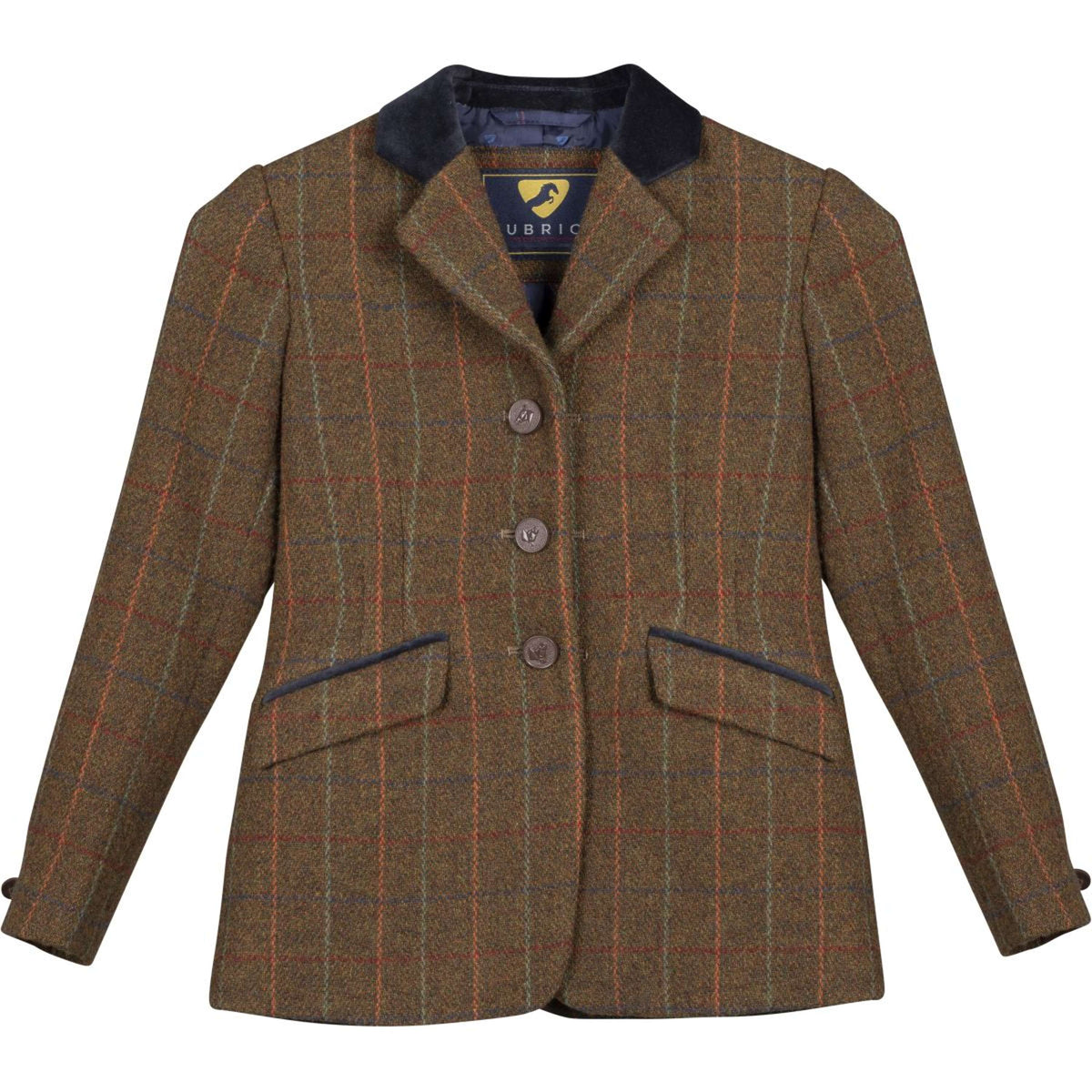 Aubrion by Shires Veste de Concours Saratoga Enfants Rouille Check