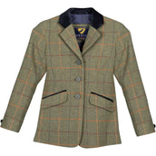 Aubrion by Shires Veste de Concours Saratoga Enfants Rouge/Jaune/Bleu Check