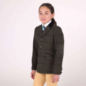 Aubrion by Shires Veste de Concours Saratoga Enfants Spruce Vert Check