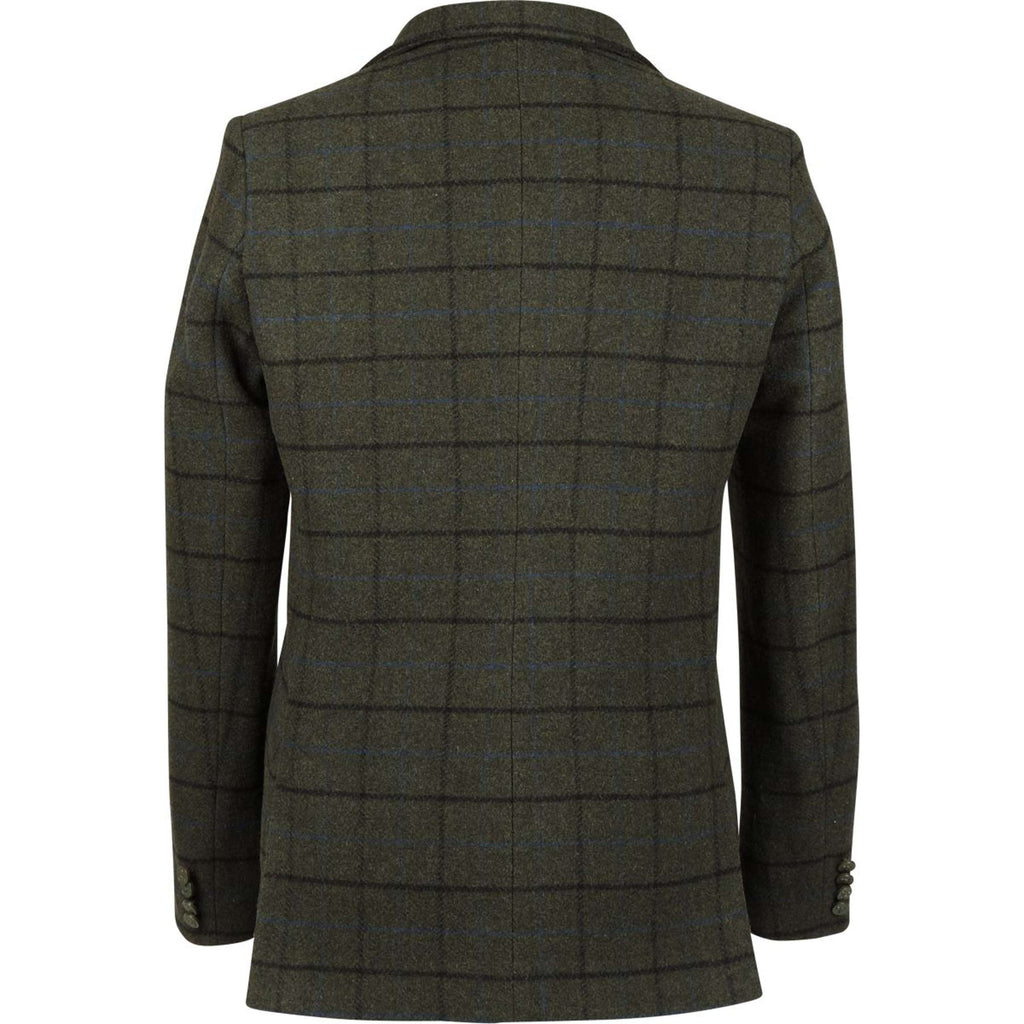 Aubrion by Shires Veste de Concours Saratoga Hommes Vert foncé Check