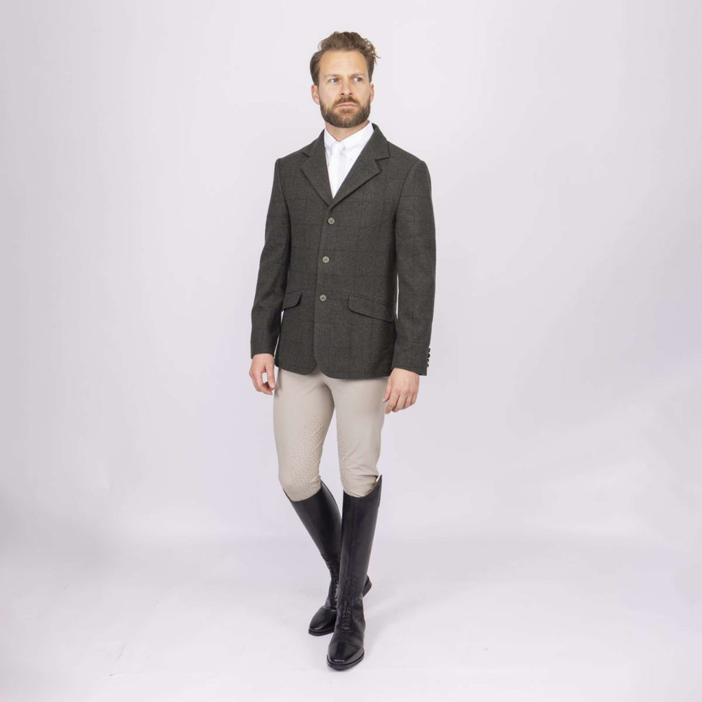 Aubrion by Shires Veste de Concours Saratoga Hommes Elm Vert Check