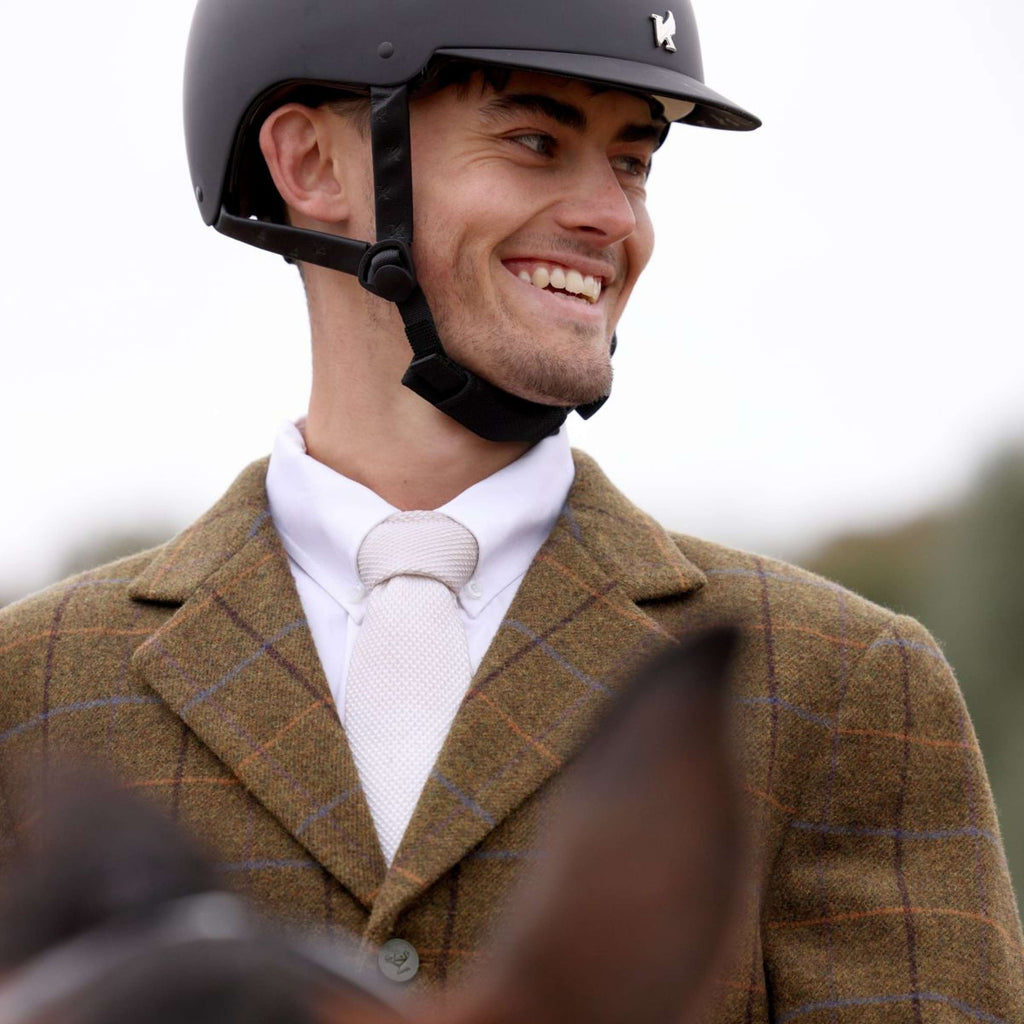 Aubrion by Shires Veste de Concours Saratoga Hommes Chêne Brun Check