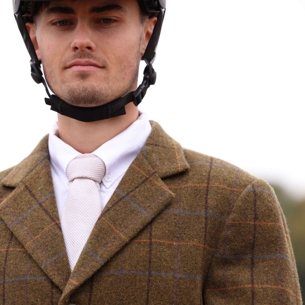 Aubrion by Shires Veste de Concours Saratoga Hommes Chêne Brun Check