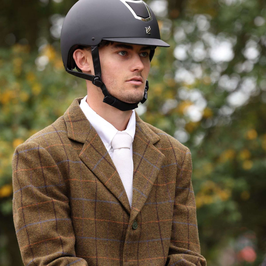 Aubrion by Shires Veste de Concours Saratoga Hommes Chêne Brun Check