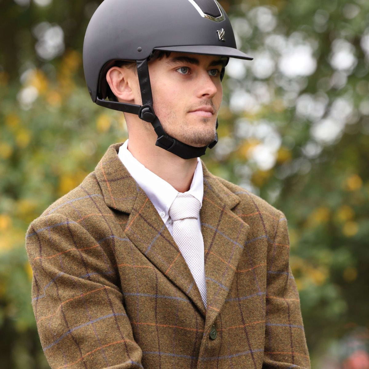 Aubrion by Shires Veste de Concours Saratoga Hommes Chêne Brun Check
