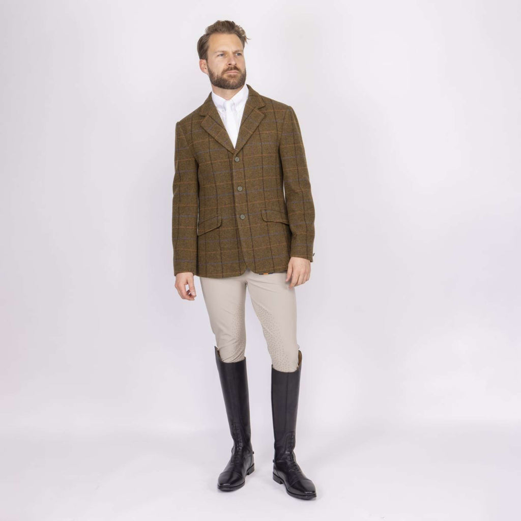 Aubrion by Shires Veste de Concours Saratoga Hommes Chêne Brun Check