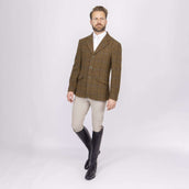 Aubrion by Shires Veste de Concours Saratoga Hommes Chêne Brun Check