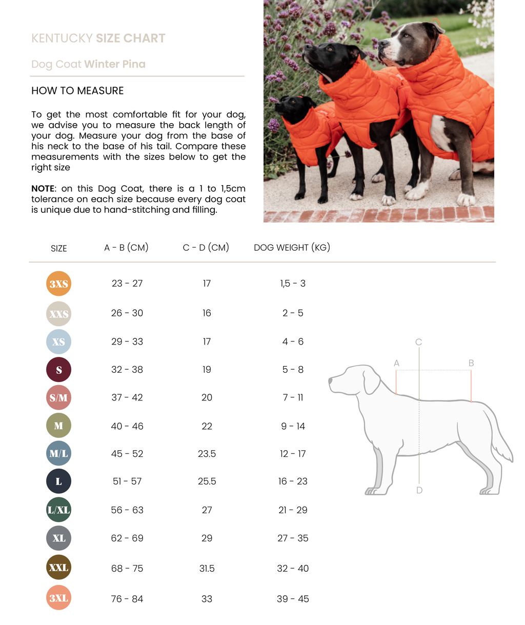 Kentucky Couverture pour Chien Winter Pina 160g Orange