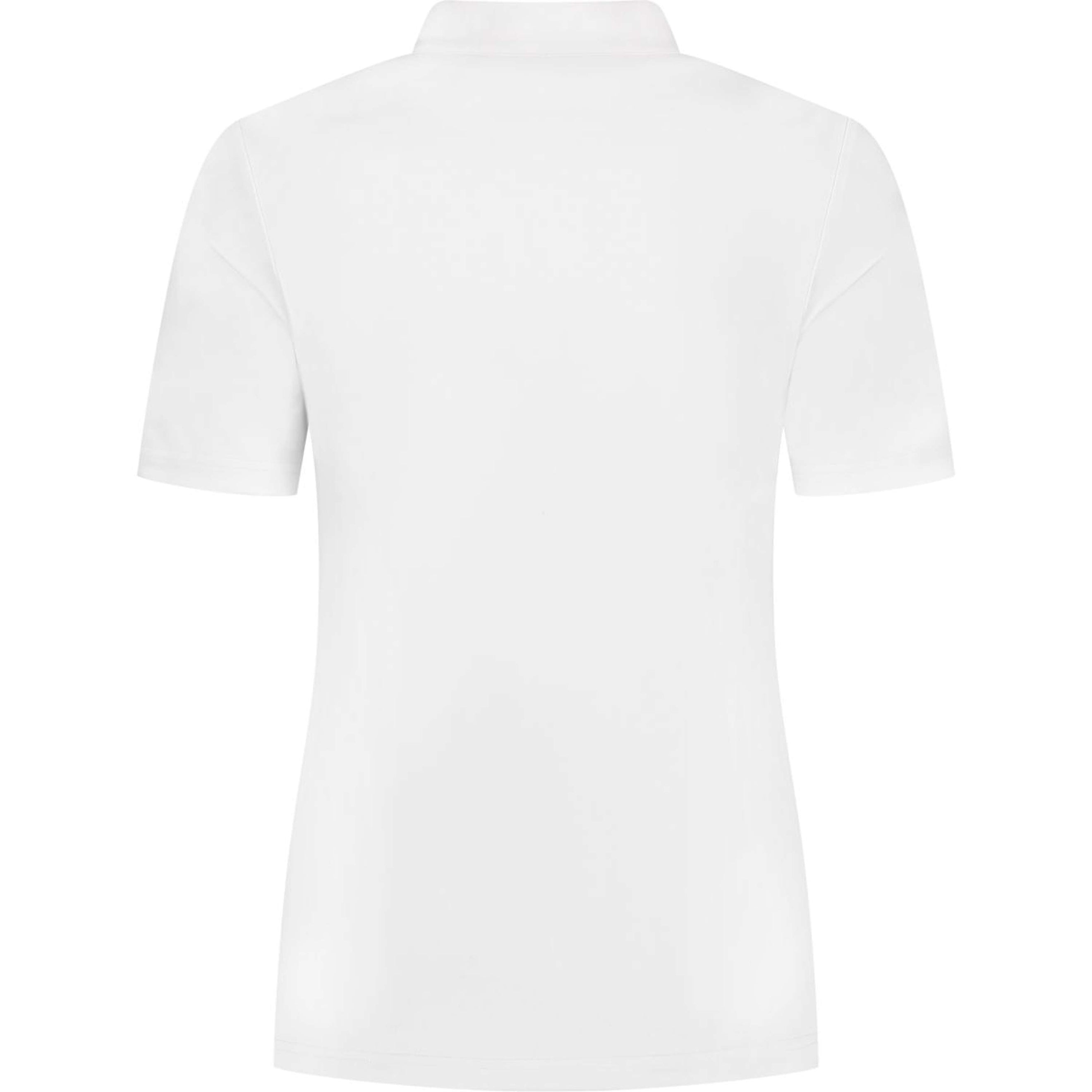 Mrs. Ros T-shirt de Concours Jacquard Manches Courtes Blanc
