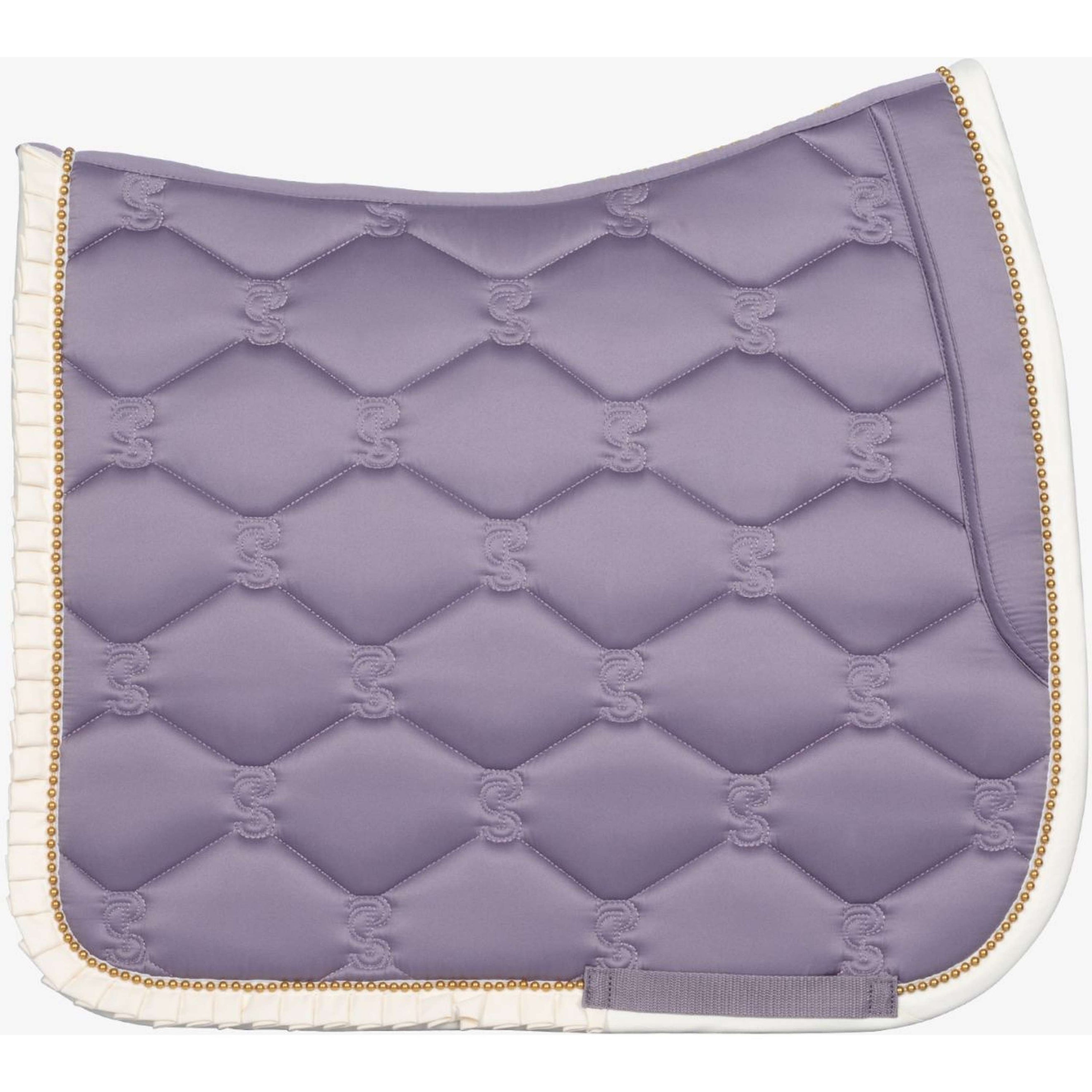 PS of Sweden Tapis de Selle Ruffle Pearl Dressage Lavender Grey