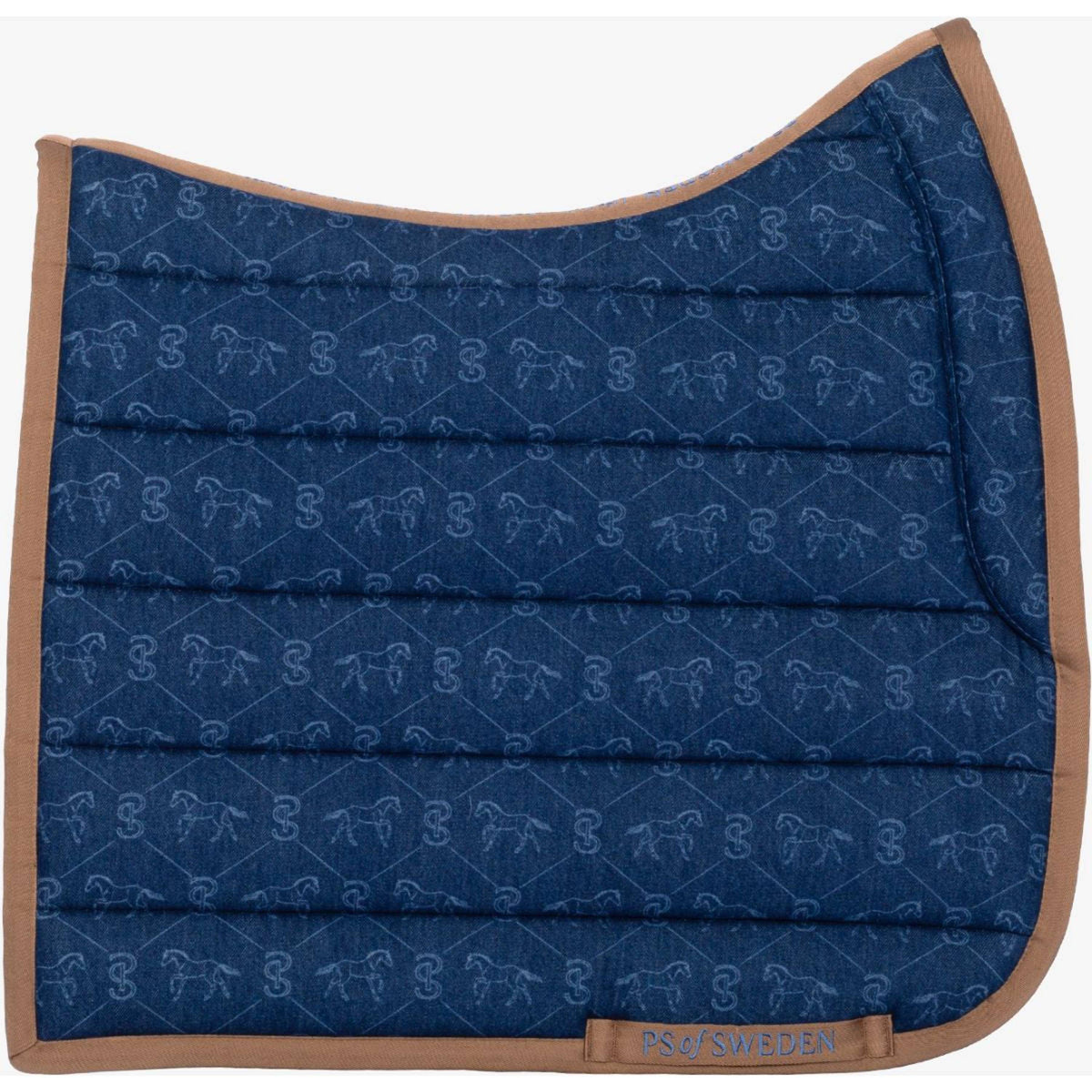 PS of Sweden Tapis de Selle Running Horse Dressage Denim