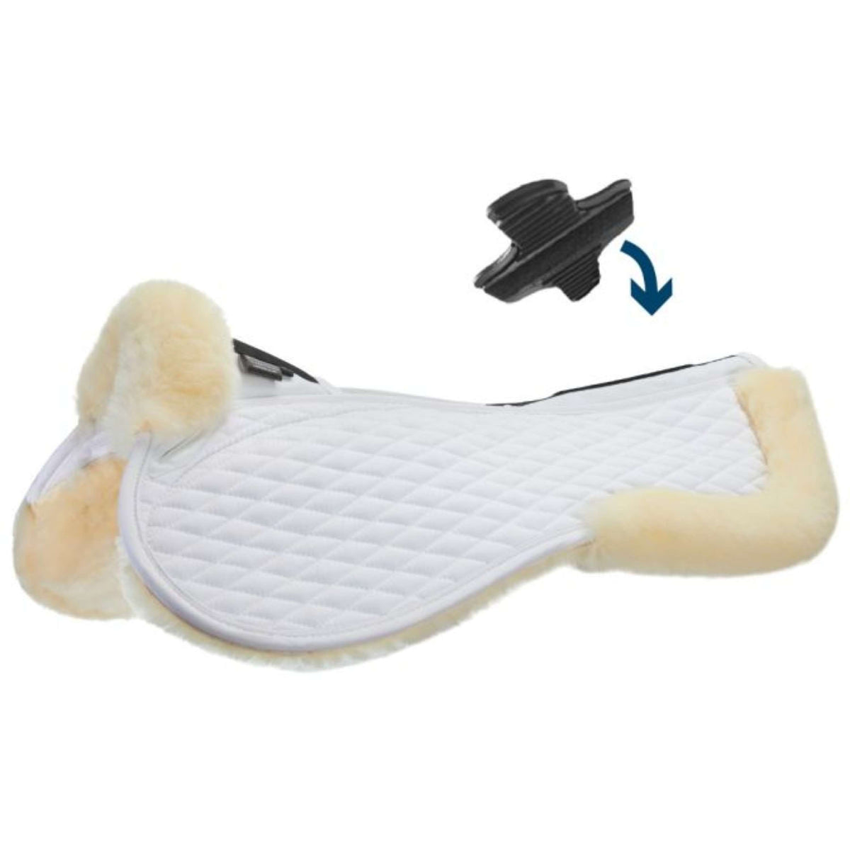 Stübben Amortisseur Streamline Lambswool de Saut Blanc