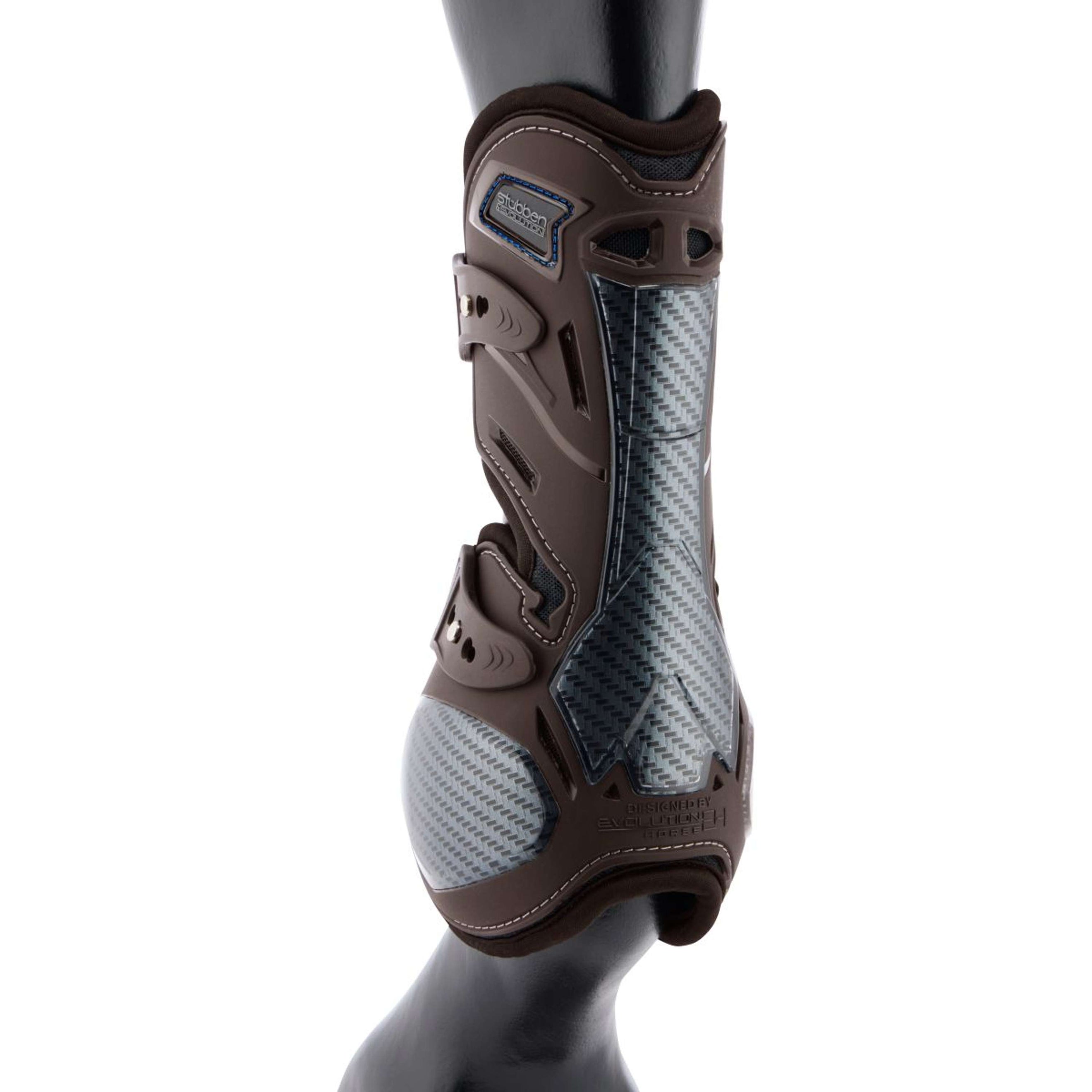 Stübben Protèges-Tendons Hybrid Carbon Marron