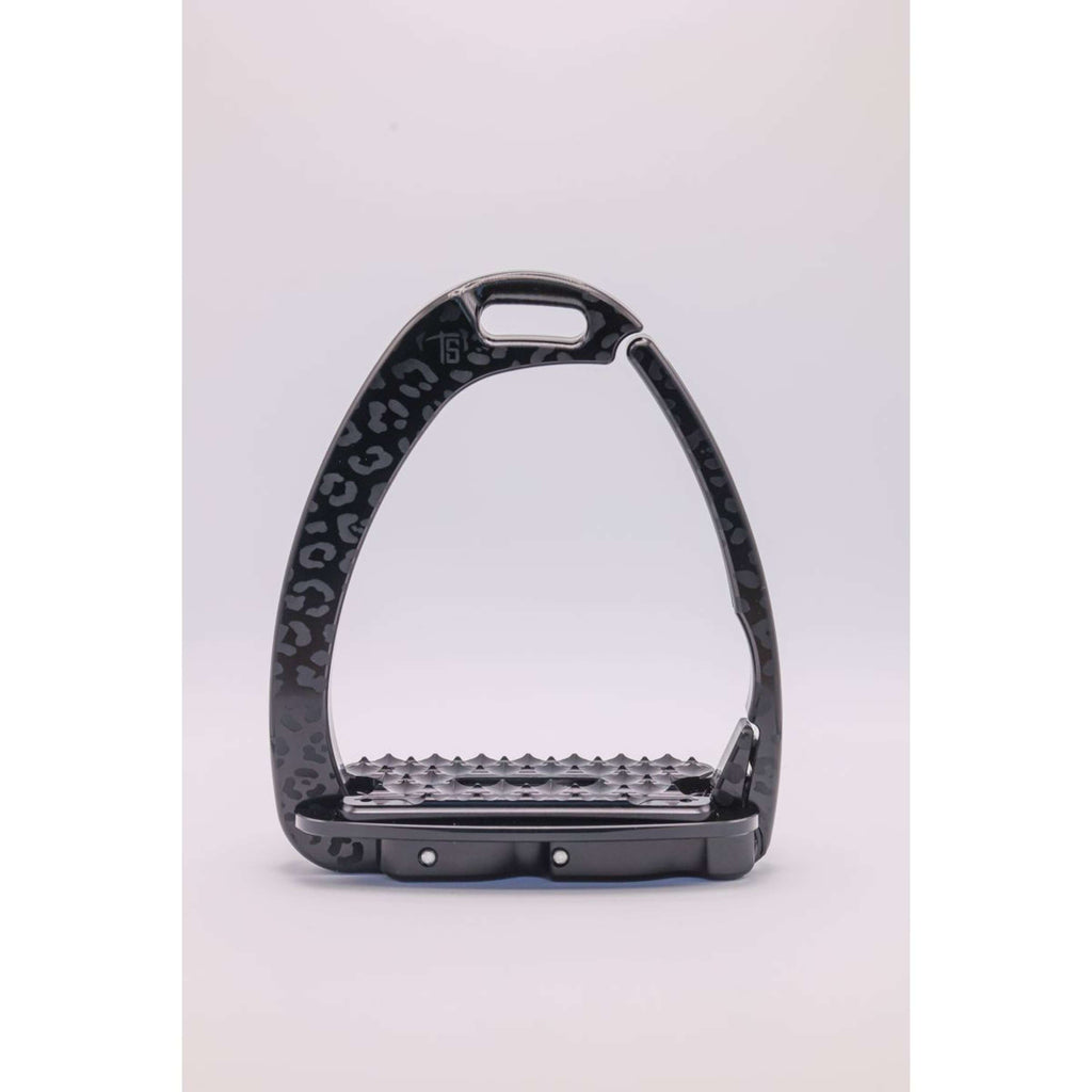 Tech Stirrups Étriers Venice Sloped Evo Leopard Black