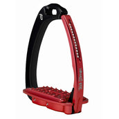 Tech Stirrups Étriers Venice Sloped Evo Swarovski Noir/Rouge