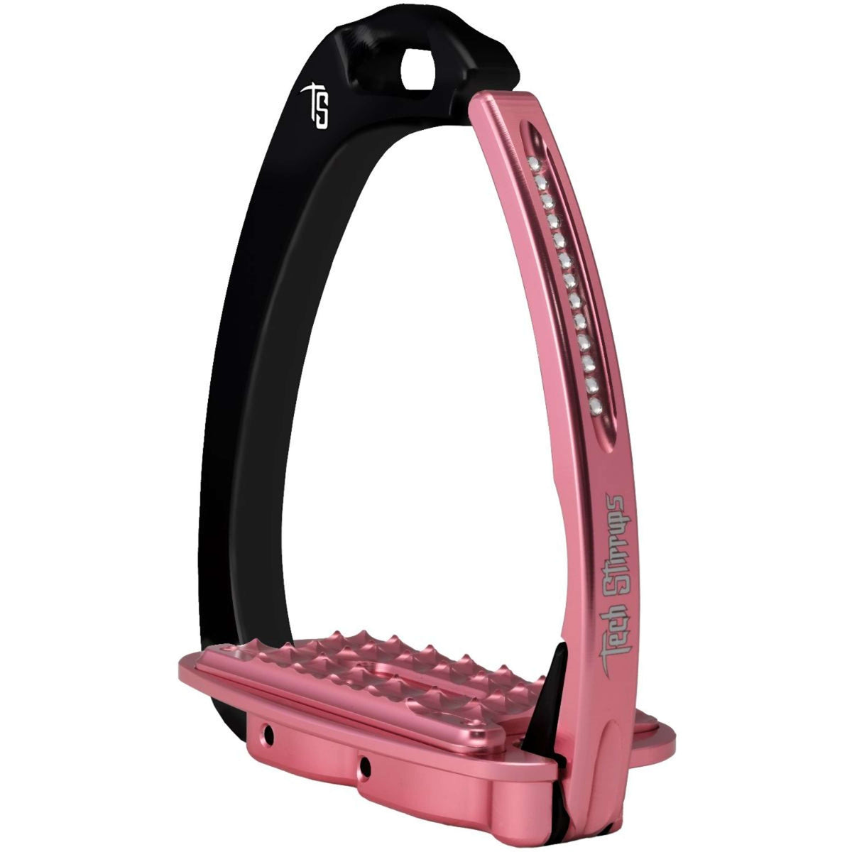 Tech Stirrups Étriers Venice Sloped Evo Swarovski Noir/Rose