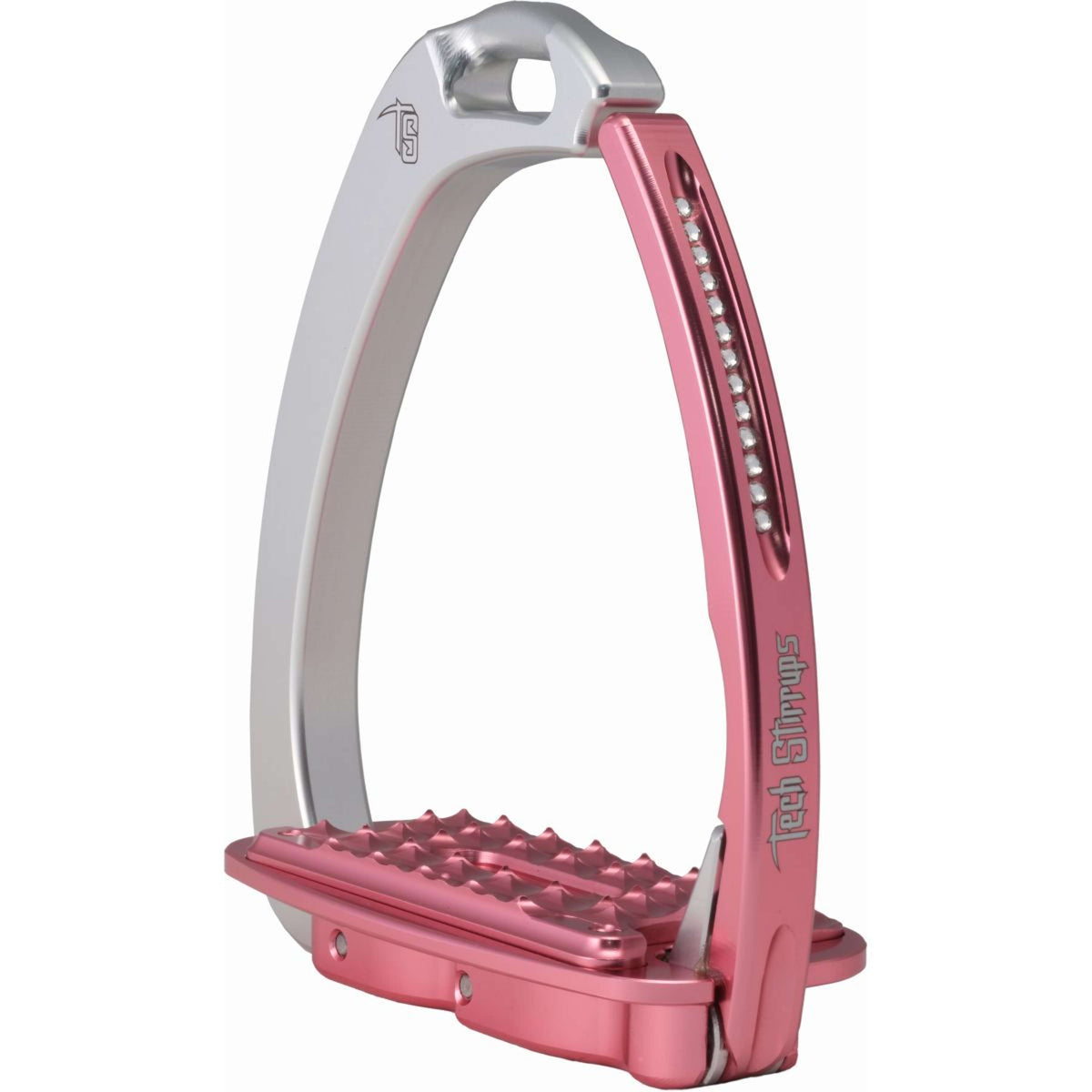 Tech Stirrups Étriers Venice Sloped Evo Swarovski Argent/Rose