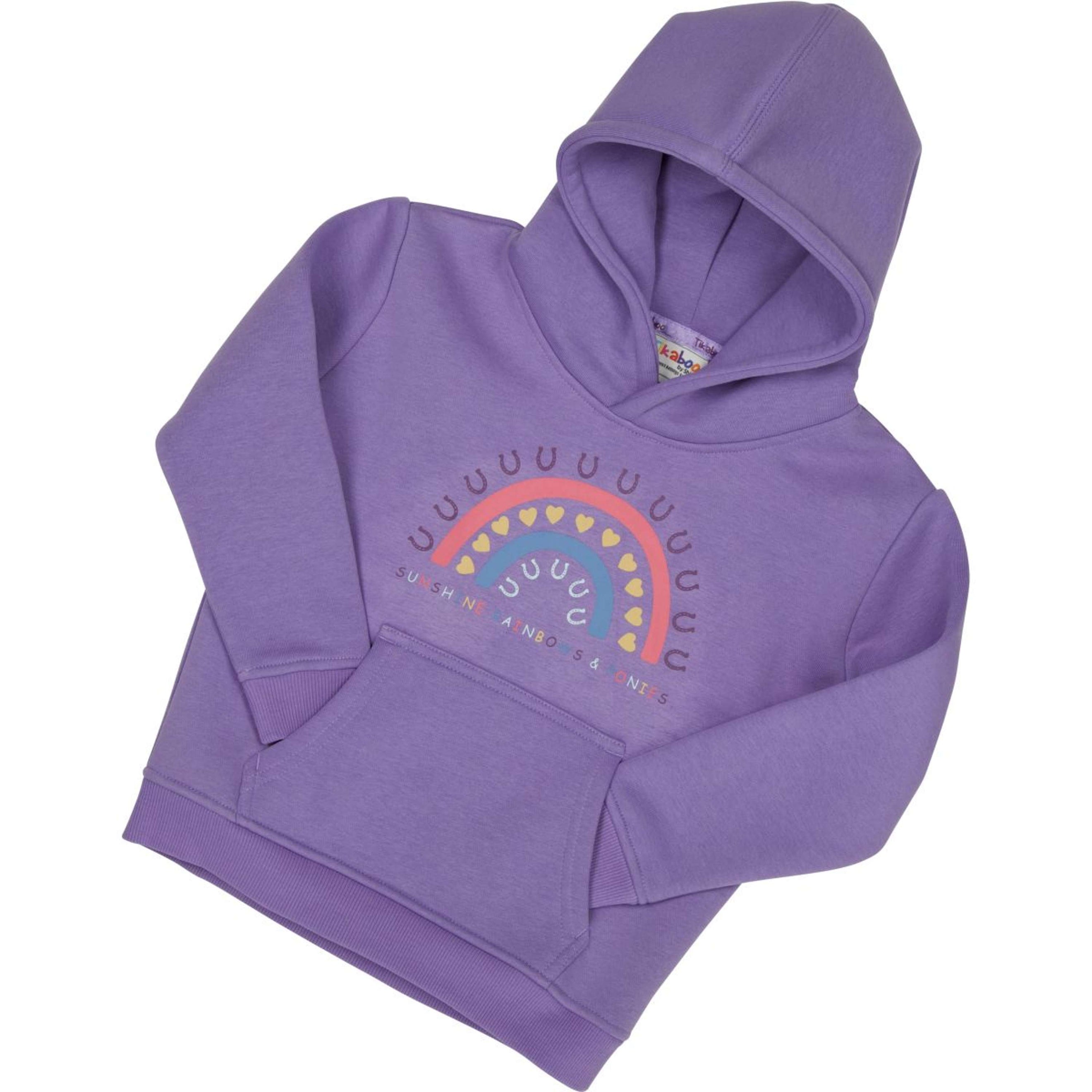 Tikaboo Pull col Hoodie Enfants Violet