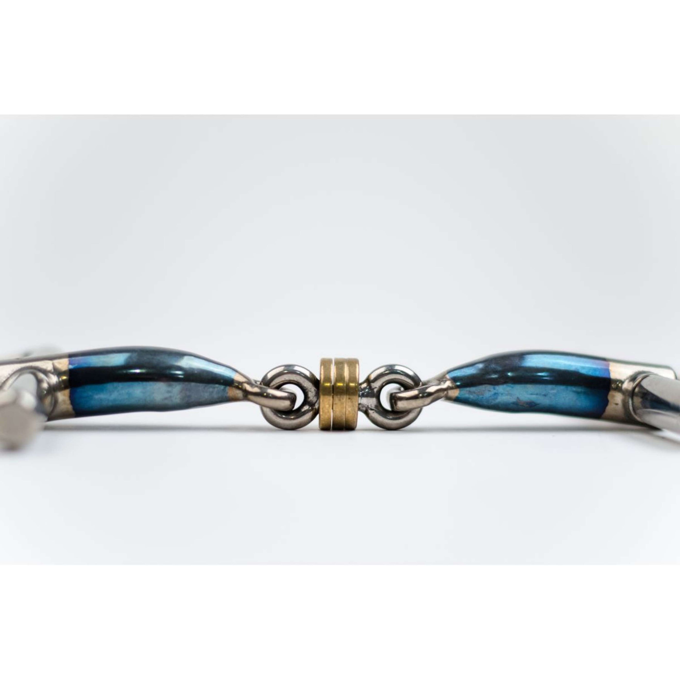 Trust Mors de Dressage Sweet Iron Dee Brass Ring 16mm Trust Mors de Dressage Sweet Iron Dee Brass Ring 16mm