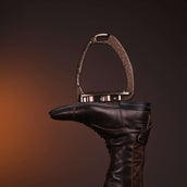 Tech Stirrups Étriers Venice Sloped EVO Leopard Brown