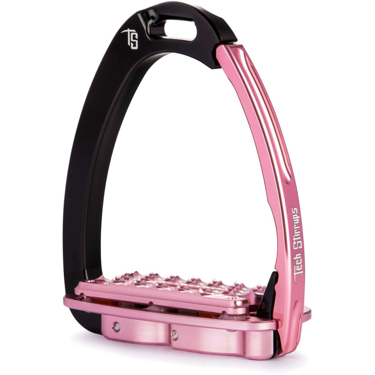 Tech Stirrups Étriers Venice Plus EVO Noir/Rose