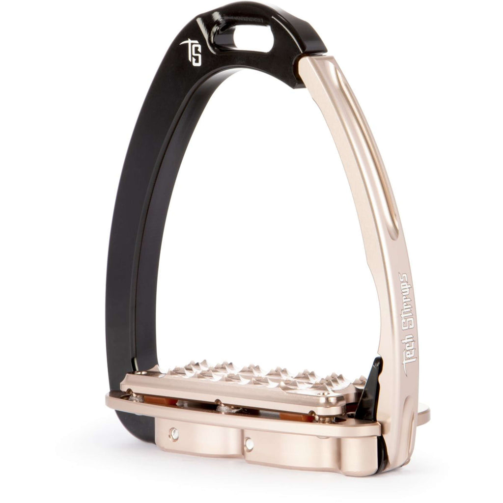 Tech Stirrups Étriers Venice Plus EVO Noir/Or rose