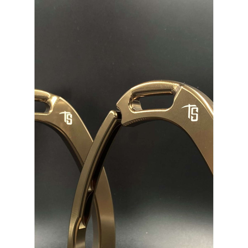 Tech Stirrups Étriers Venice Plus EVO Marron