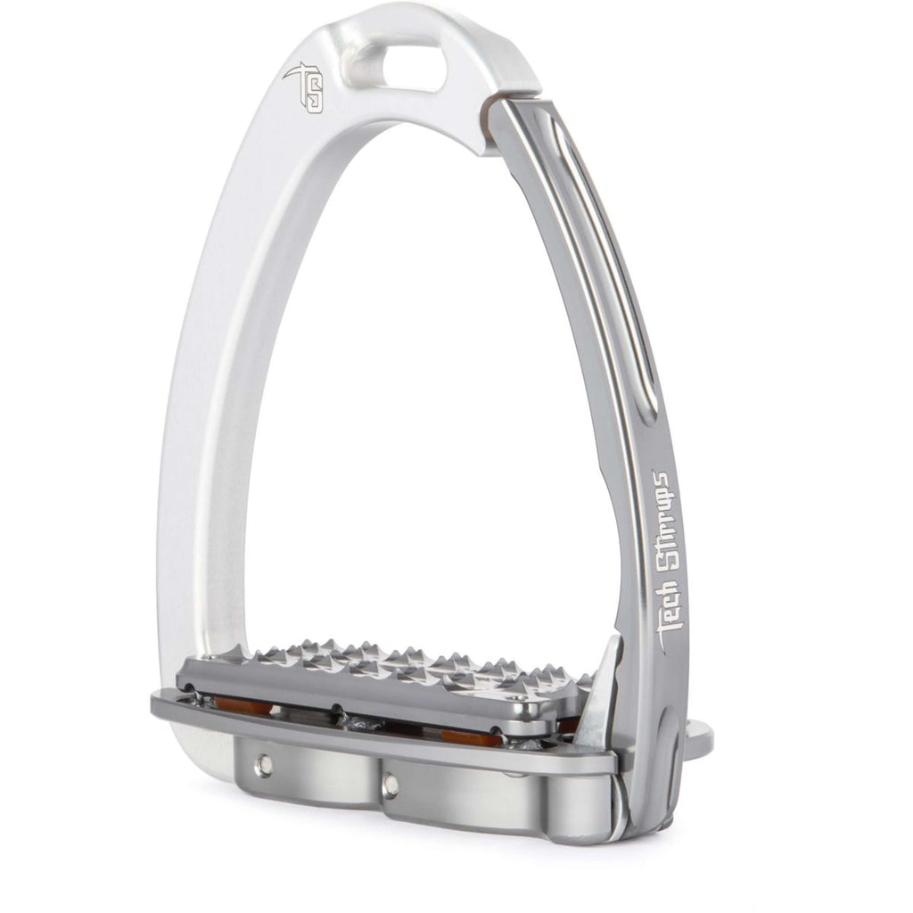 Tech Stirrups Étriers Venice Plus EVO Argent/Titane
