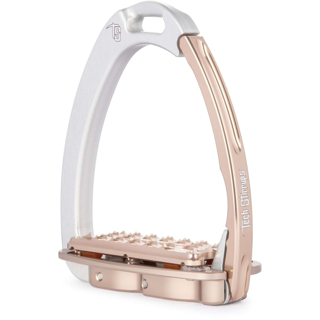 Tech Stirrups Étrier Venice Plus EVO Argent/Or Rose