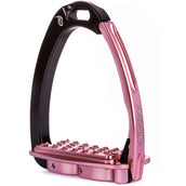 Tech Stirrups Étriers Venice Sloped EVO Noir/Rose