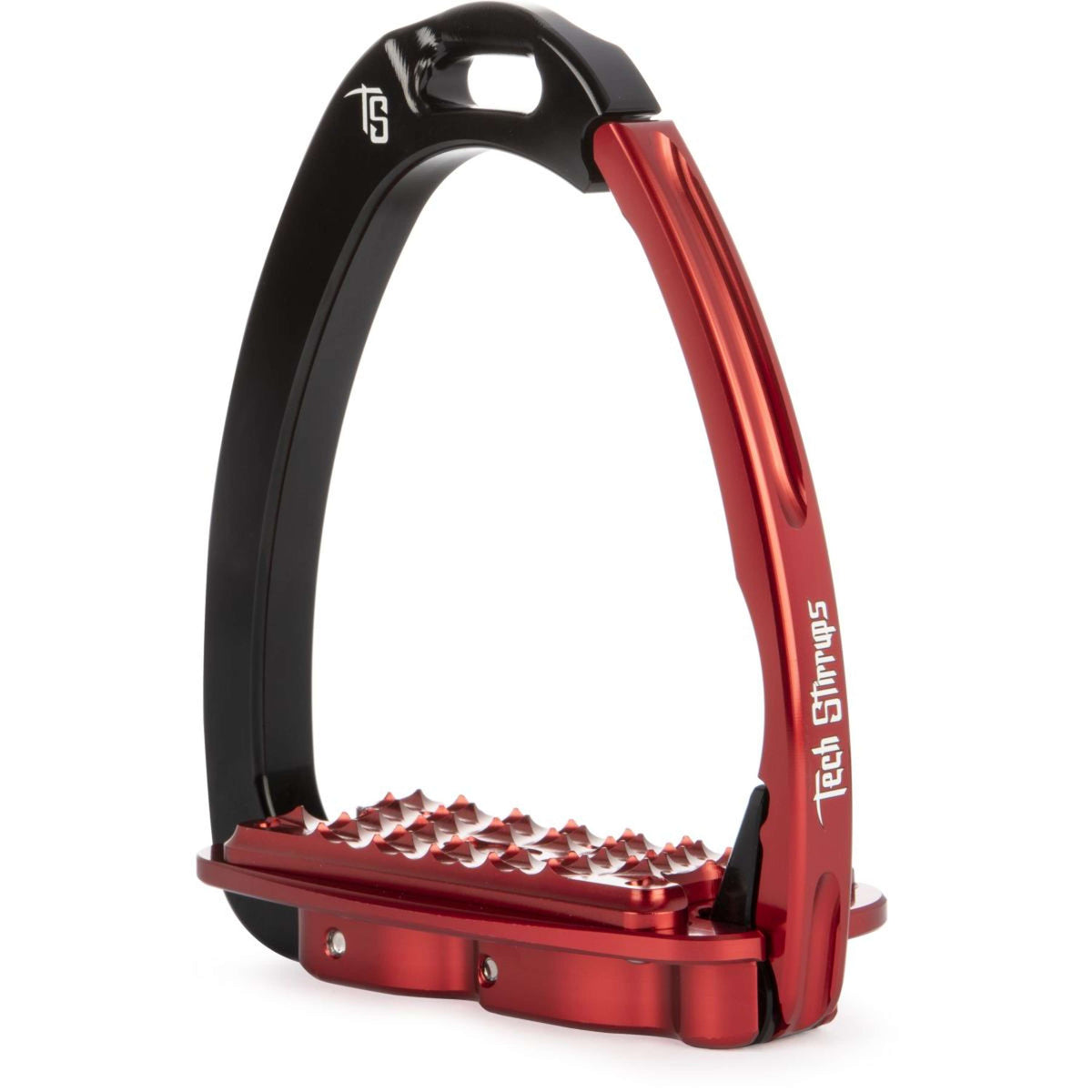 Tech Stirrups Étriers Venice Sloped EVO Noir/Rouge