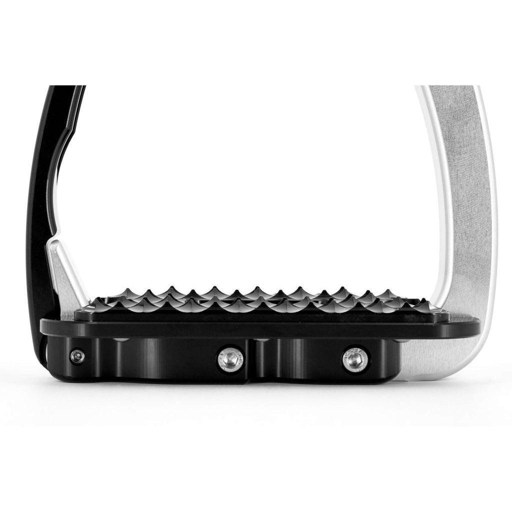 Tech Stirrups Étriers Venice Sloped EVO Argent/Bleu