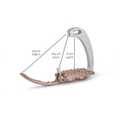 Tech Stirrups Étriers Venice Sloped M Argent/Marron