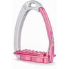 Tech Stirrups Étriers Venice Sloped EVO Argent/Rose