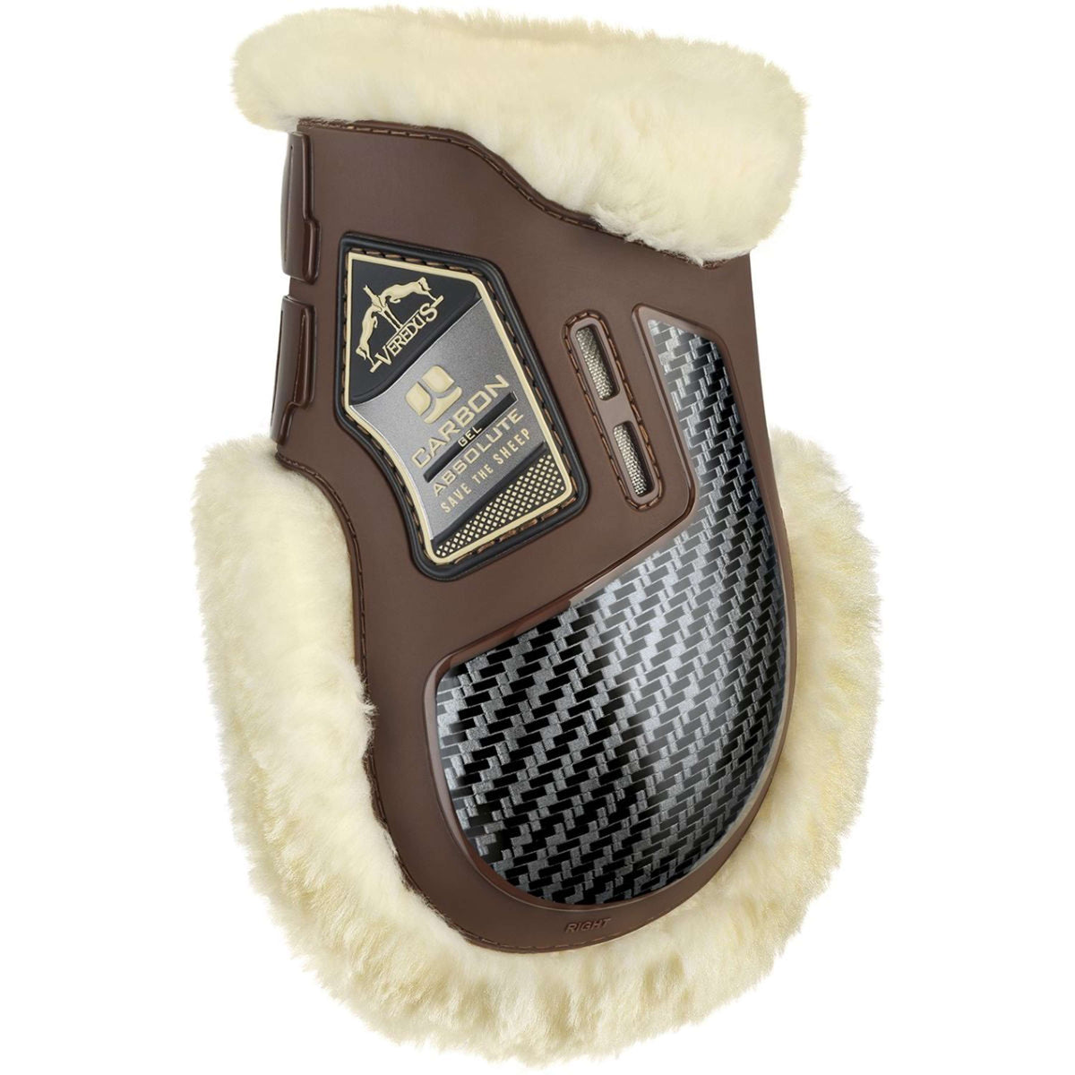 Veredus Protège-Boulets Carbon Gel Absolute Save the Sheep Rear Marron