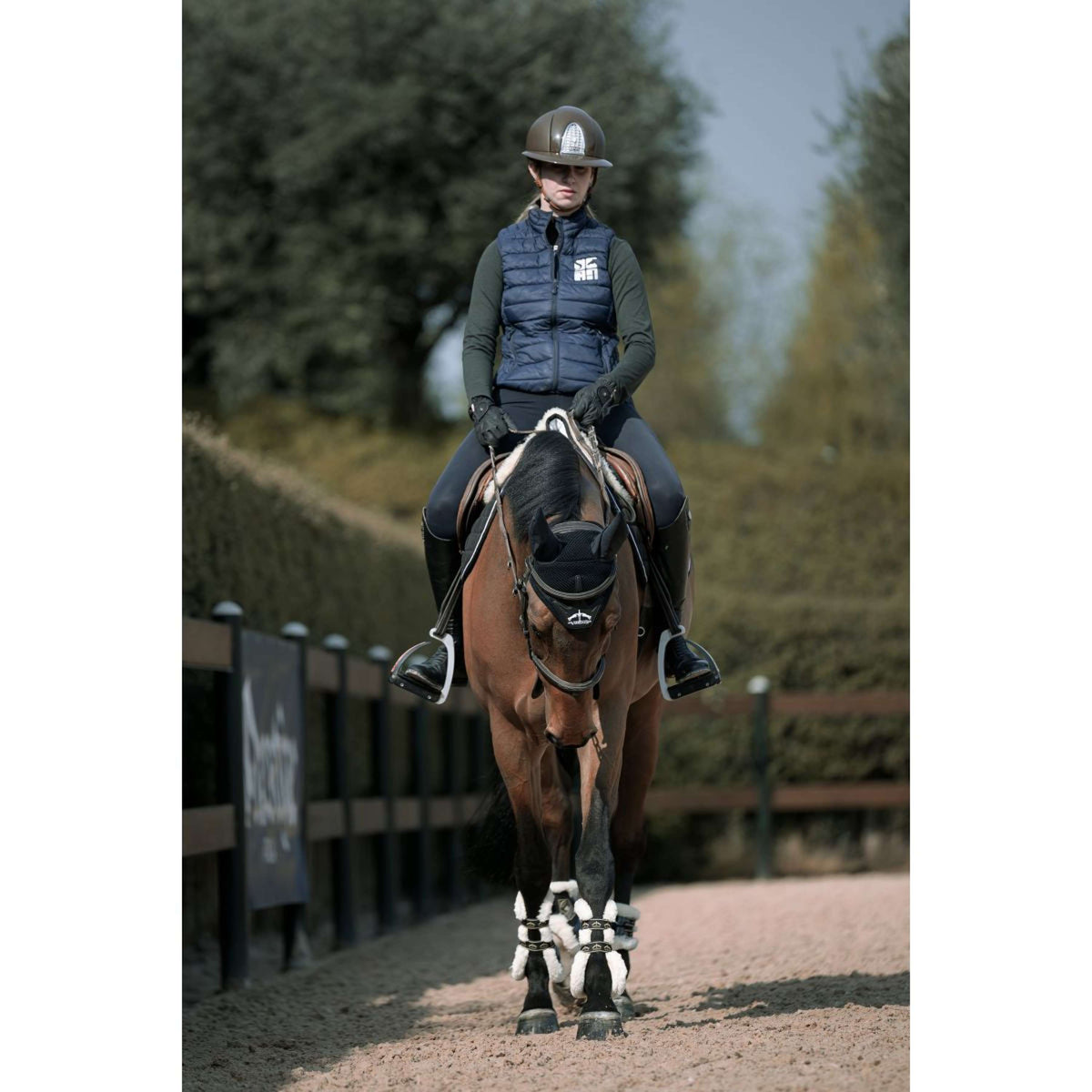 Veredus Protèges-Tendons Carbon Gel Absolute Save the Sheep Front Noir