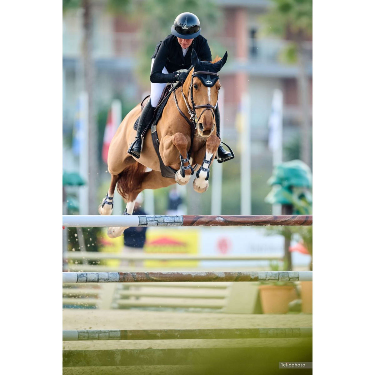 Veredus Bombe Vita Visiére Large Noir Laqué