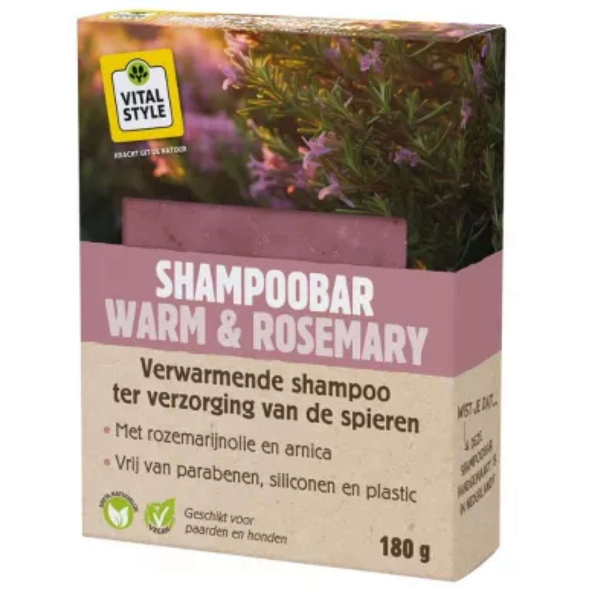 VITALstyle Barre de Shampooing Warm & Rosemary