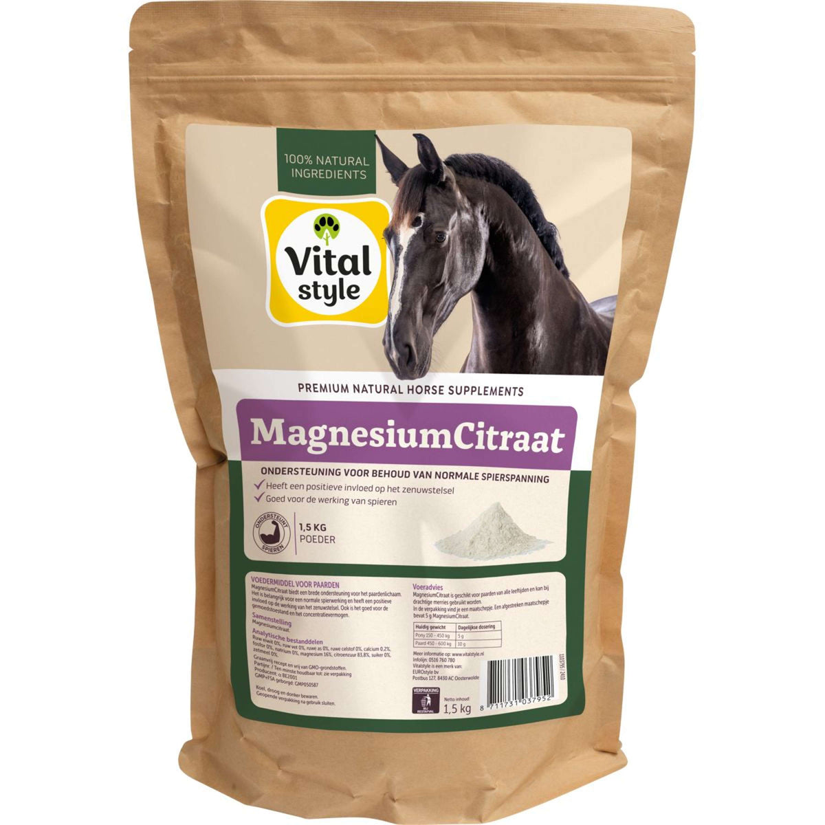 Vitalstyle Citrate de Magnésium