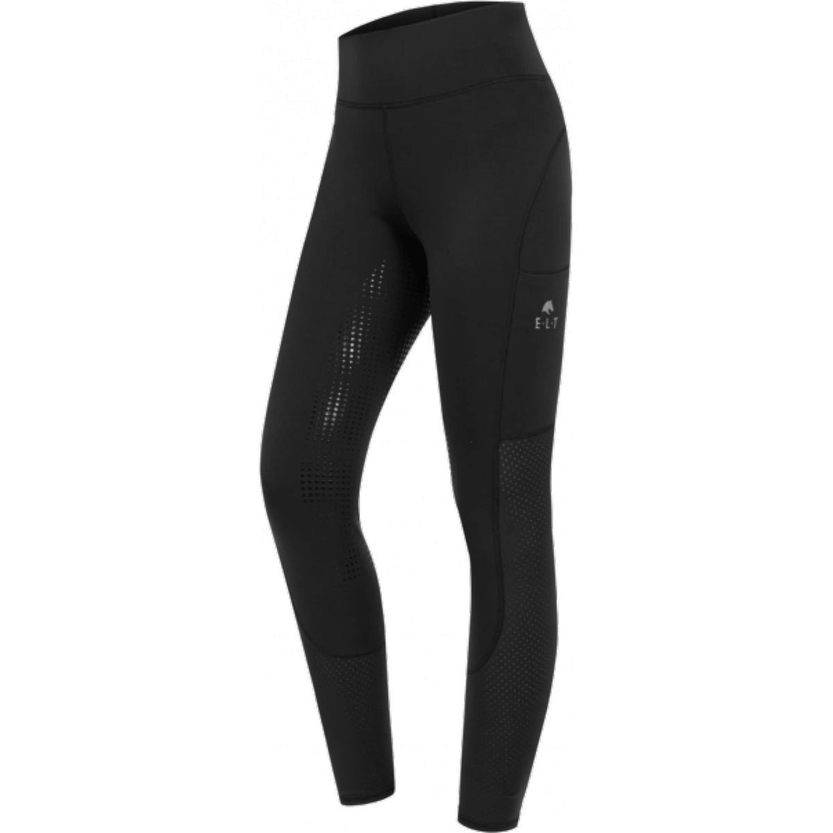 Waldhausen Legging d'Équitation Hanna Mesh High Waist Femmes Noir