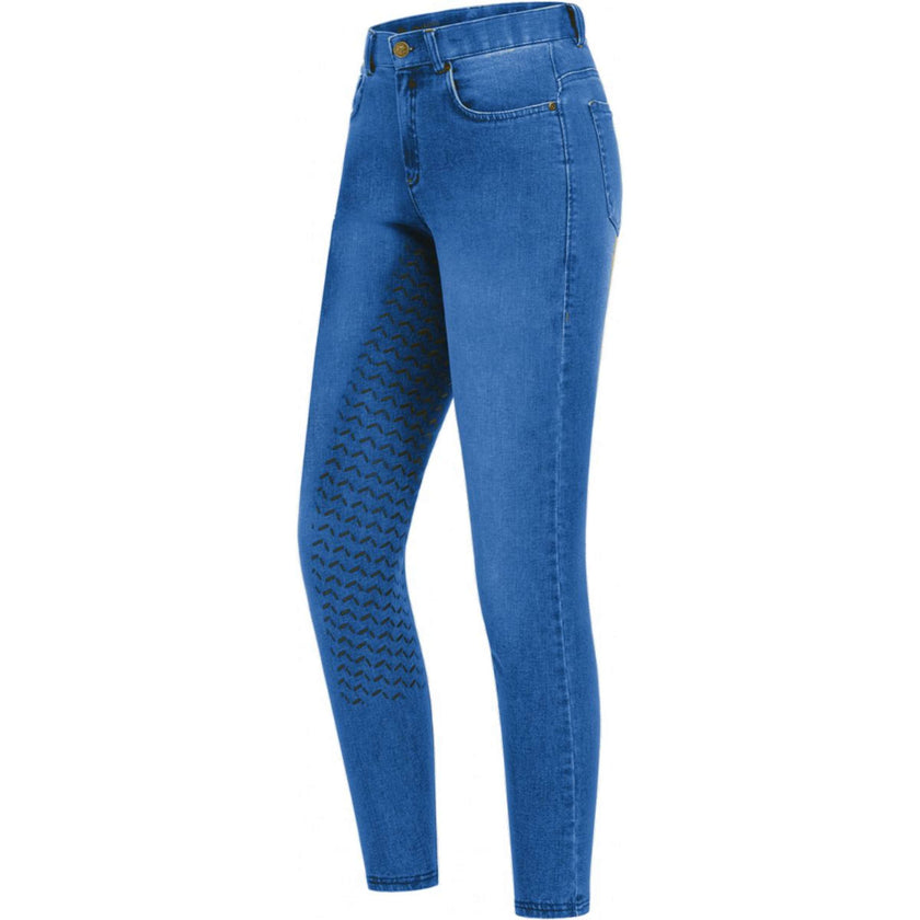 Waldhausen Pantalon d'Équitation Luna Femmes Bleu clair