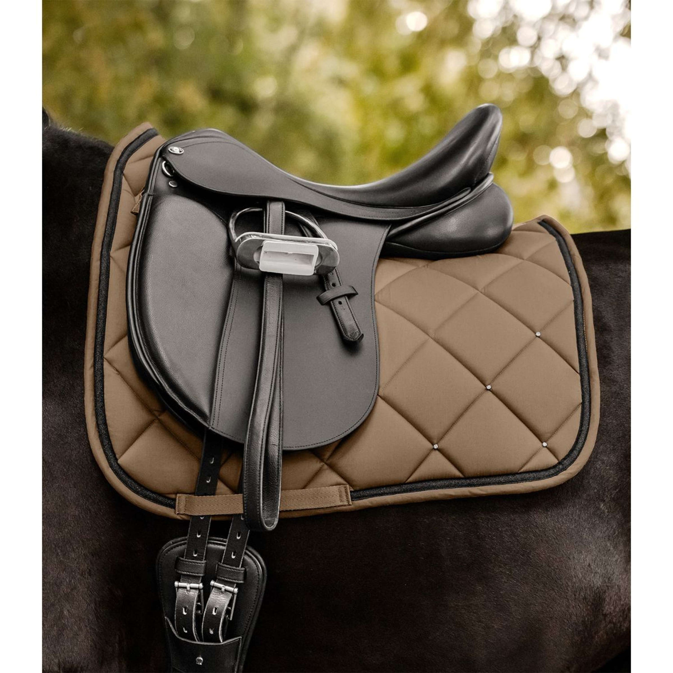 Waldhausen Tapis de Selle Competition Dressage Cappuccino/Noir