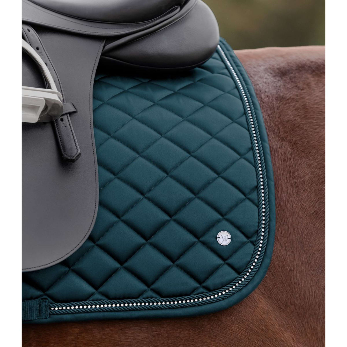 Waldhausen Tapis de Selle Nepal Dressage Petrol Blue